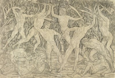 Battle of the Nudes by Antonio del Pollaiolo